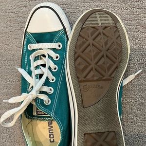 Dark Teal converse  womens 7 mens 5